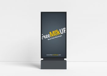 Minimalist City Light Outdoor Advertising Mockup