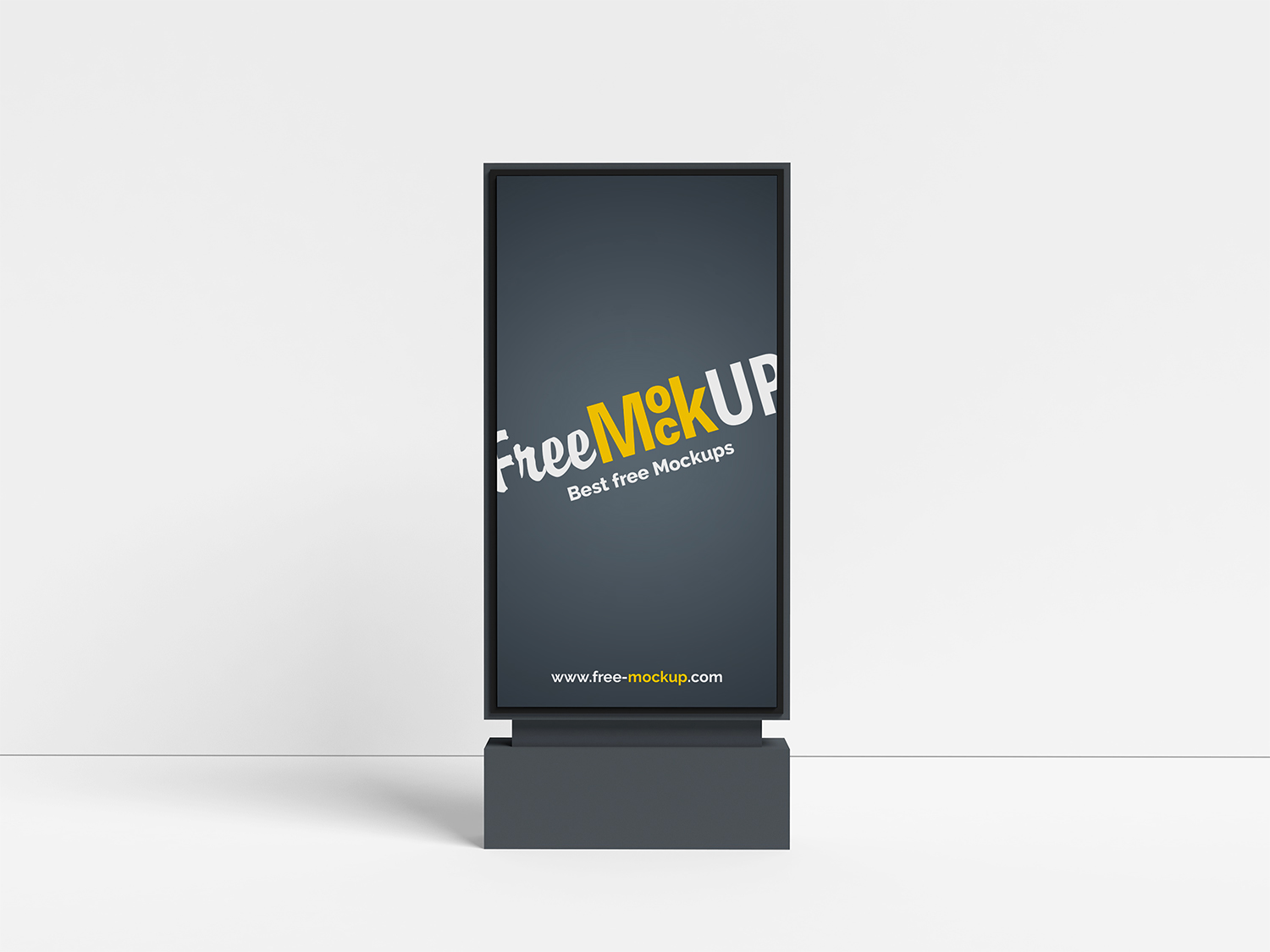 Minimalist City Light Outdoor Advertising Mockup