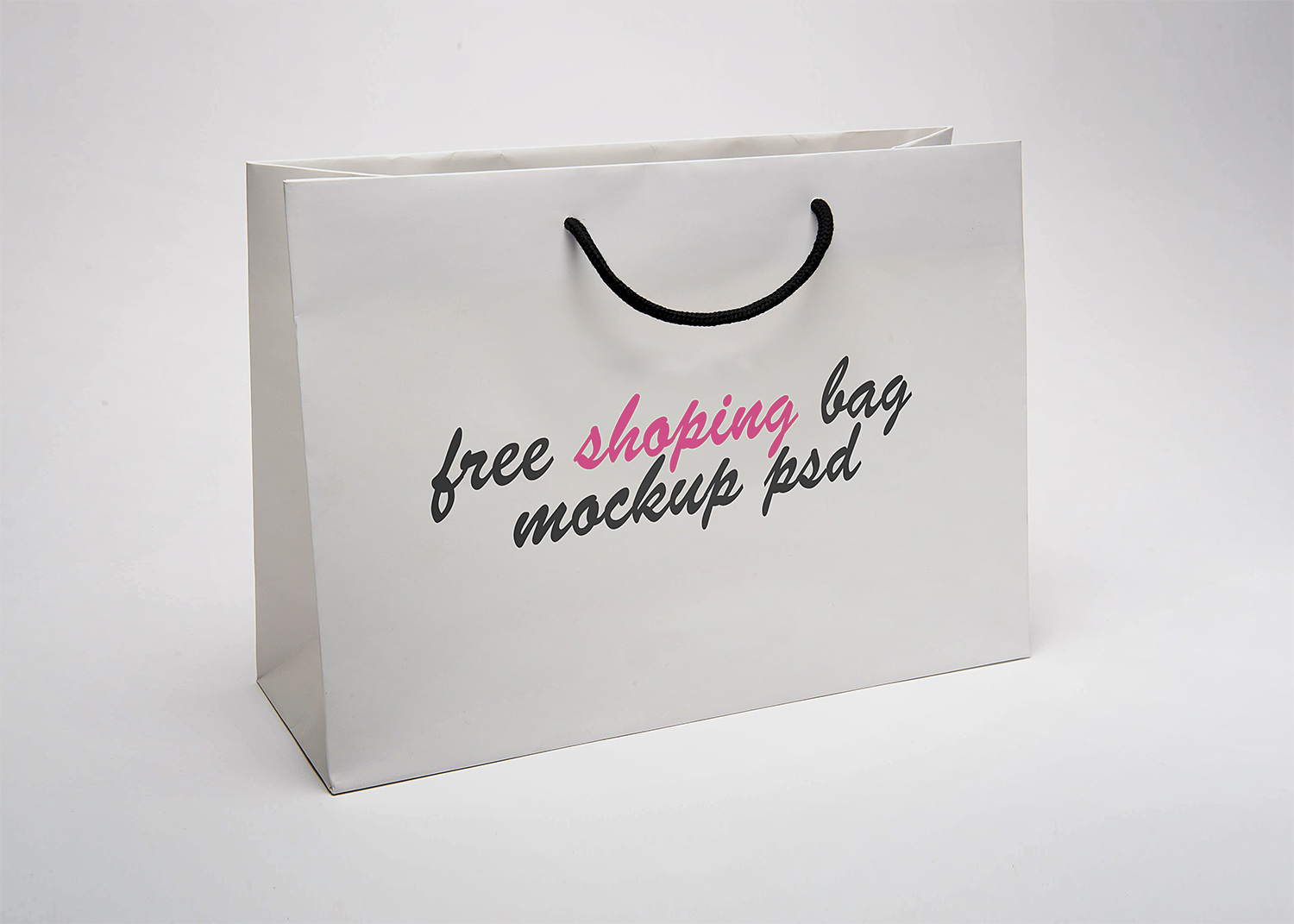 Paper Shopping Bag Mockup