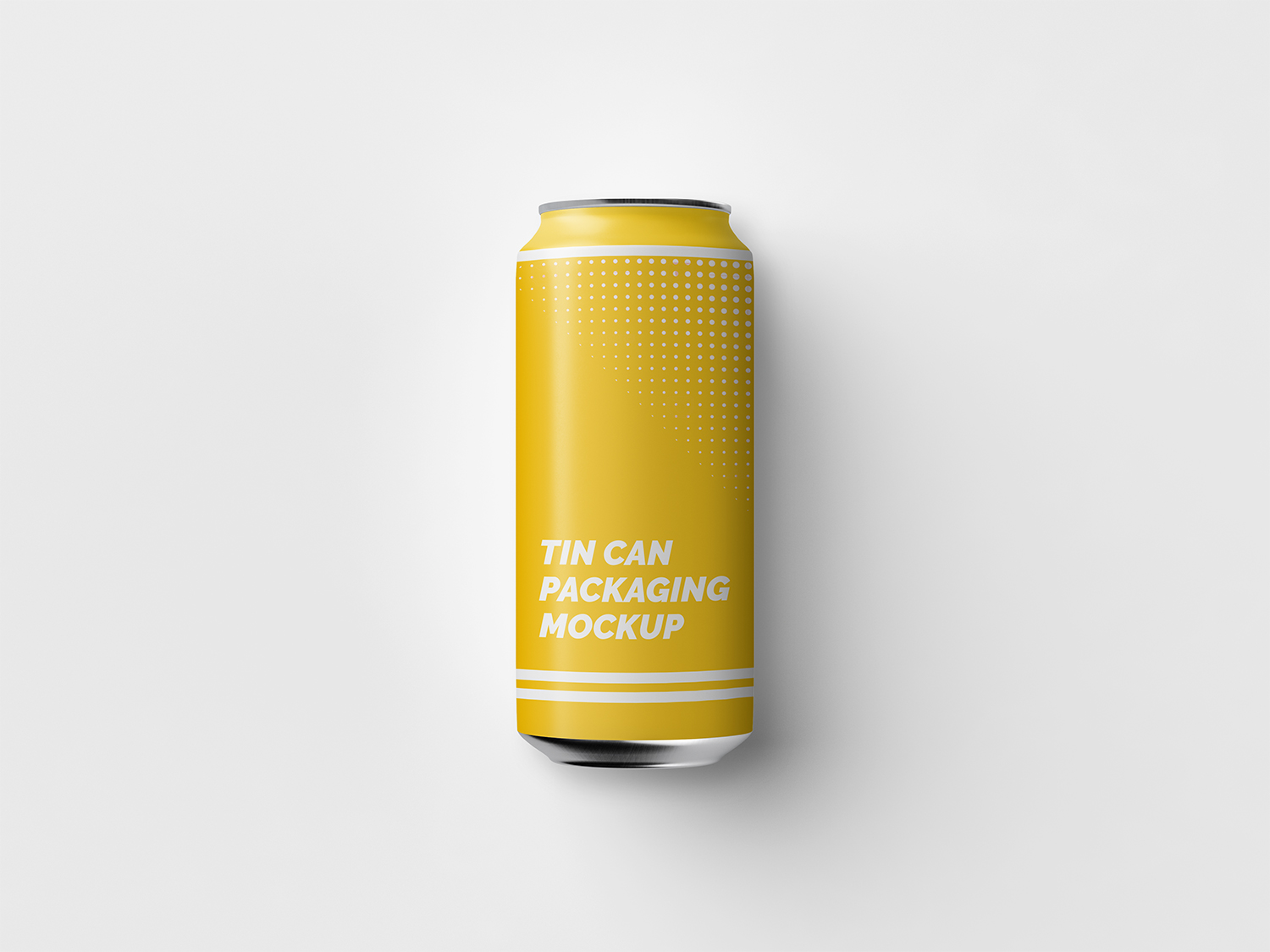 Tin Can Packaging Mockup