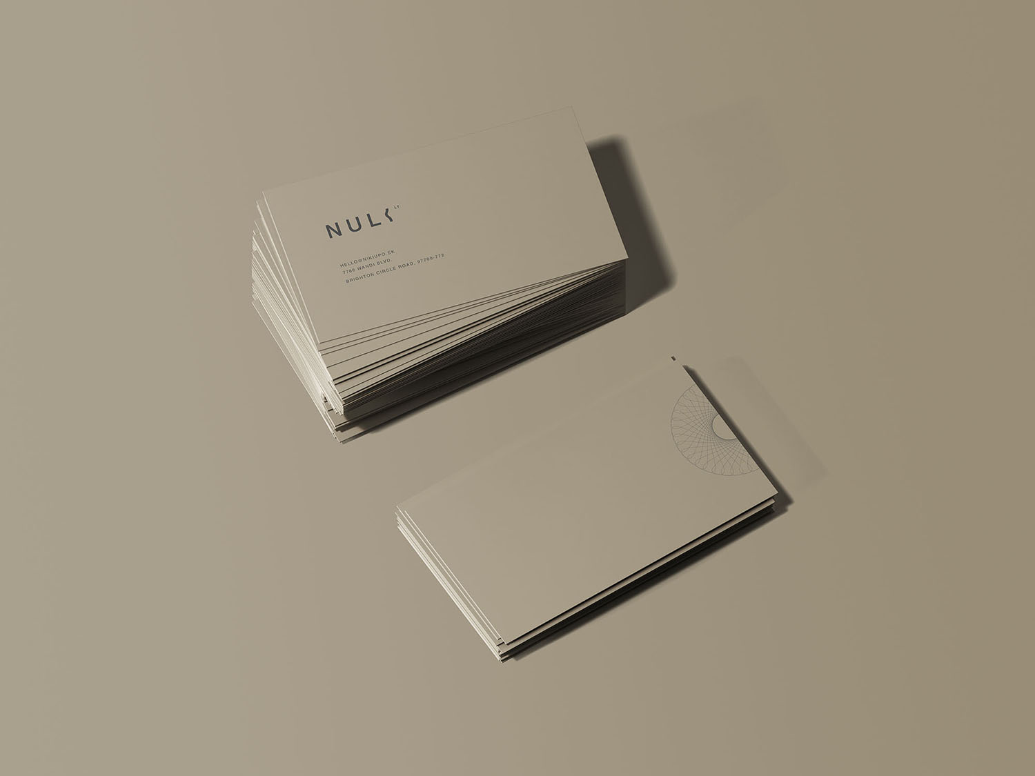 Branding Business Cards Mockup