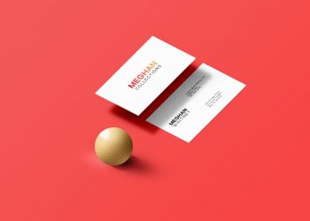 Business Card Mockup PSD