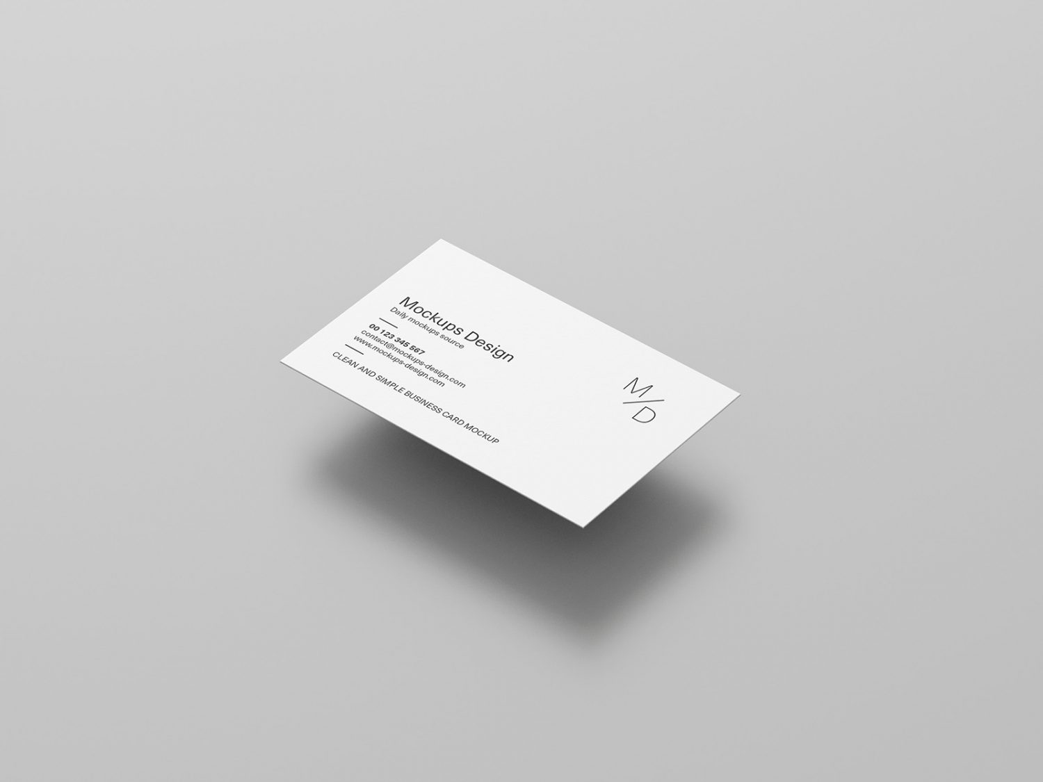 Clean Business Cards Mockup