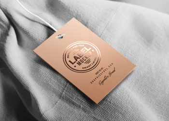 Clothing Tag Label Mockup