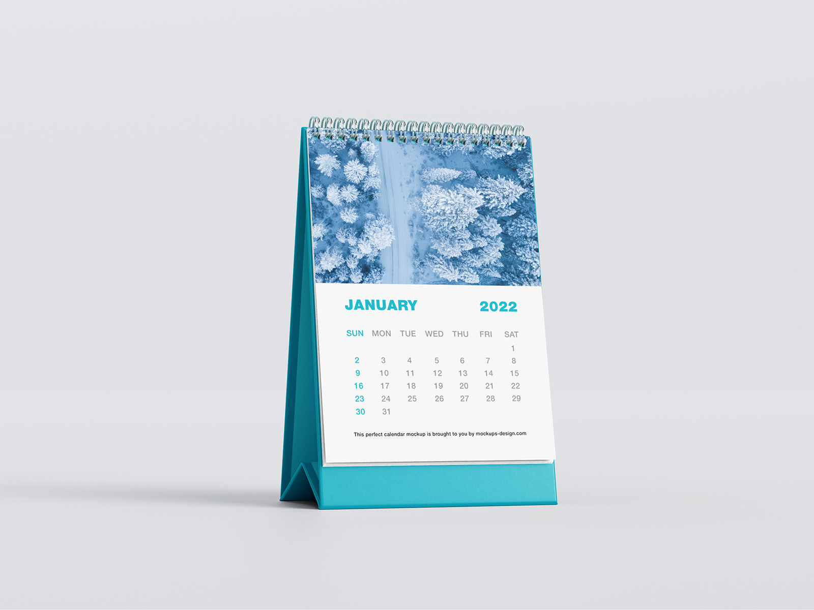 Desk Calendar Mockup