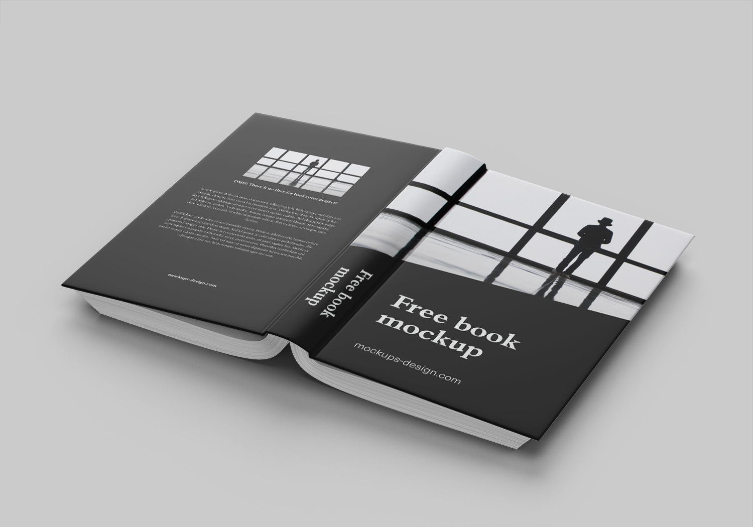 Free Thick Book Mockup