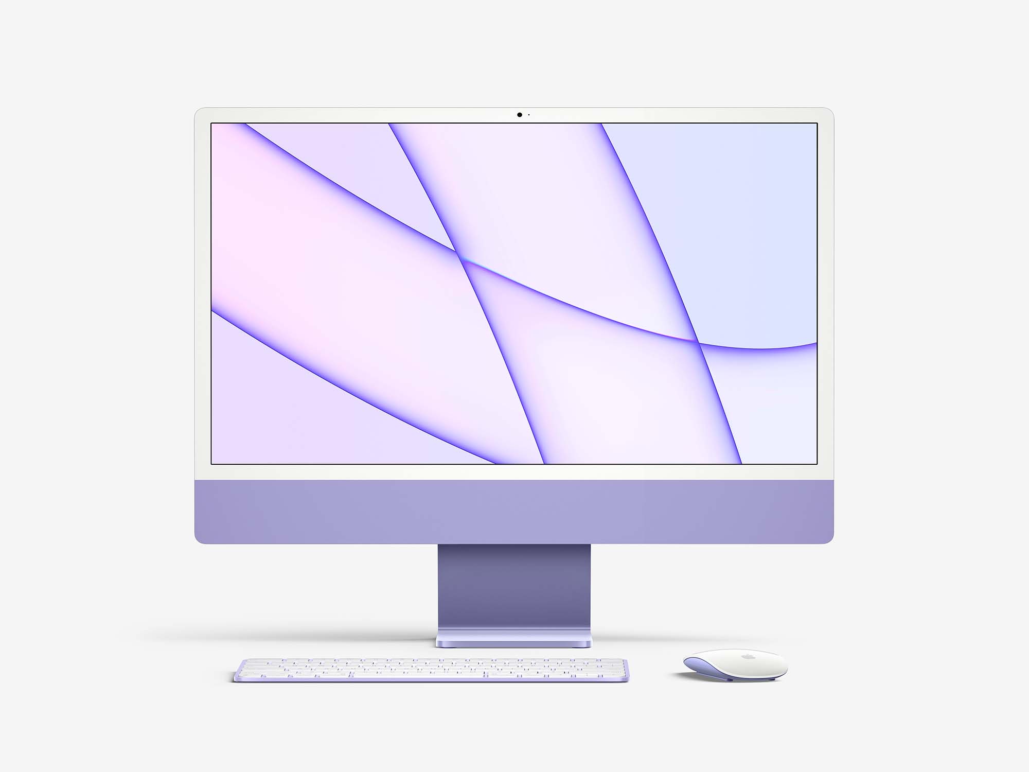 Free iMac 24-inch Mockup