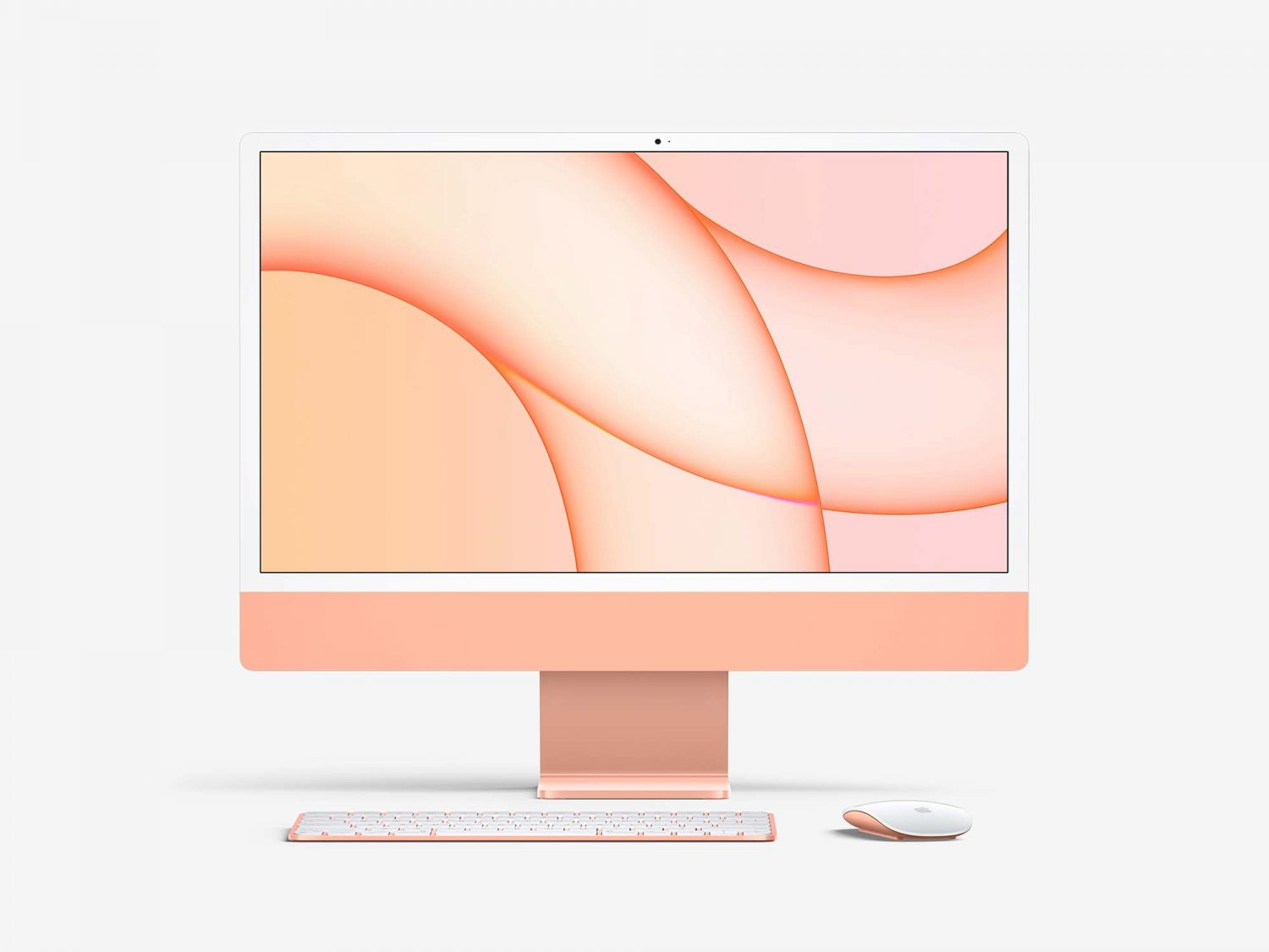 Free iMac 24-inch Mockup