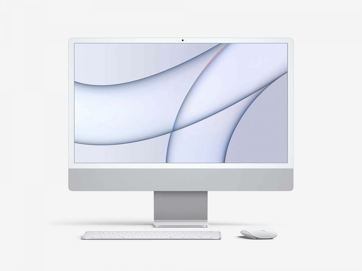 Free iMac 24-inch Mockup