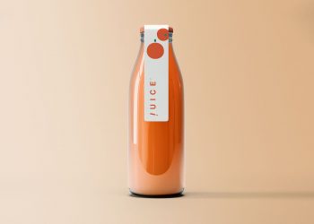 Juice Bottle Mockup