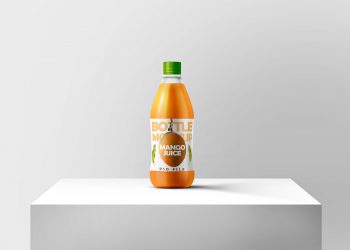 Juice Bottle Mockup