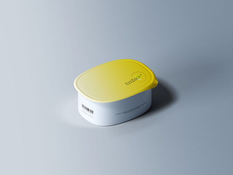 Plastic Food Container Free Mockup — Free Mockup World