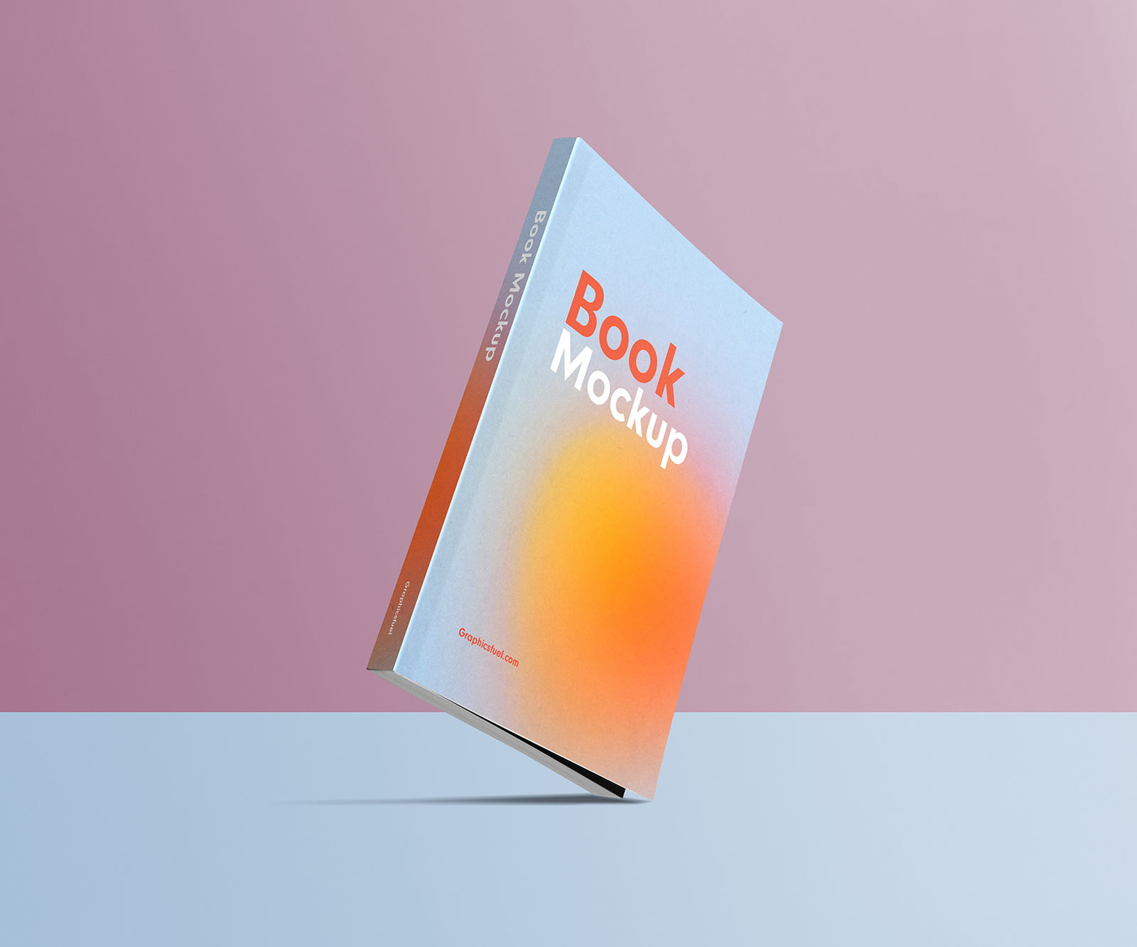 Standing Book Mockup