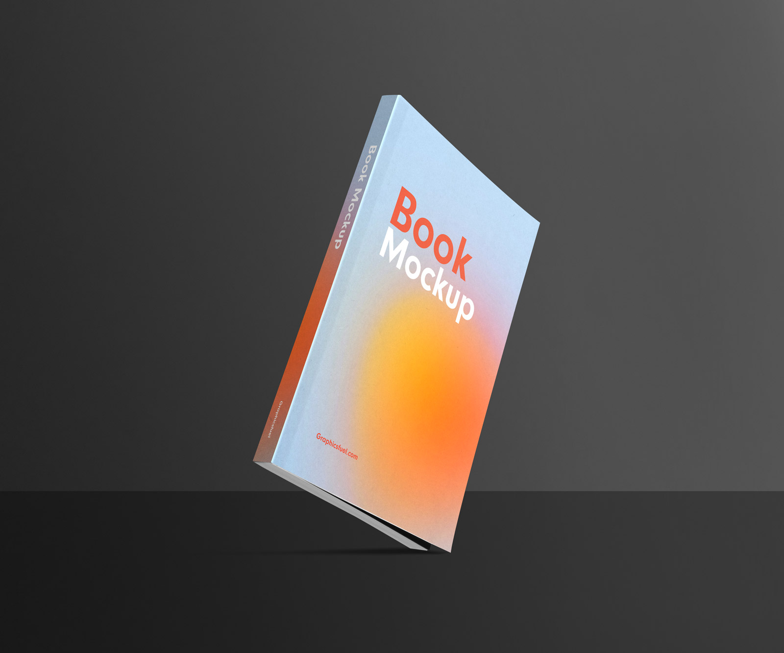 Standing Book Mockup