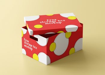 Storage Box Mockup