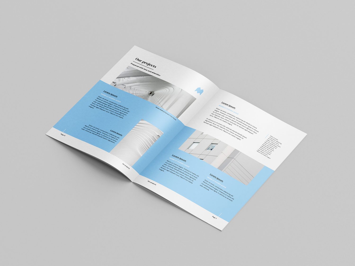 Thin A4 Brochure Mockup