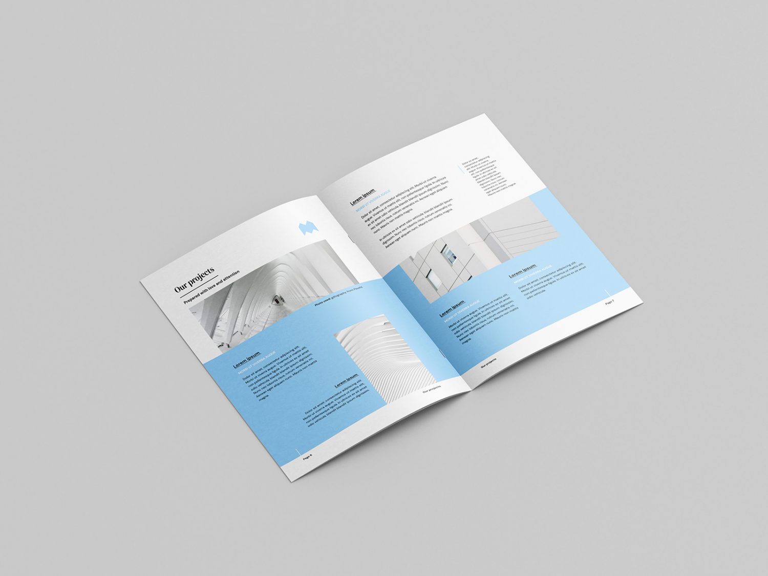 Thin A4 Brochure Mockup