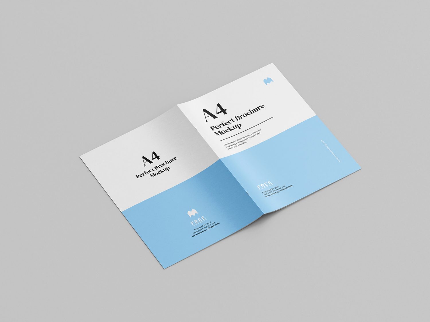 Thin A4 Brochure Mockup