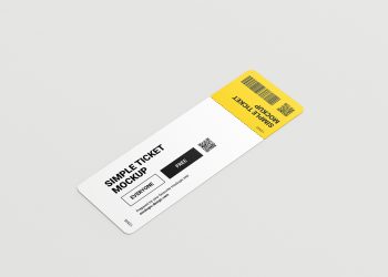 Ticket Mockup Free Font