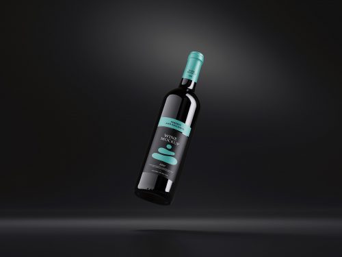 Wine Bottles Mockup