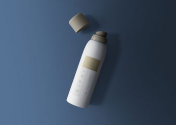 Cosmetic Spray Bottle Mockup