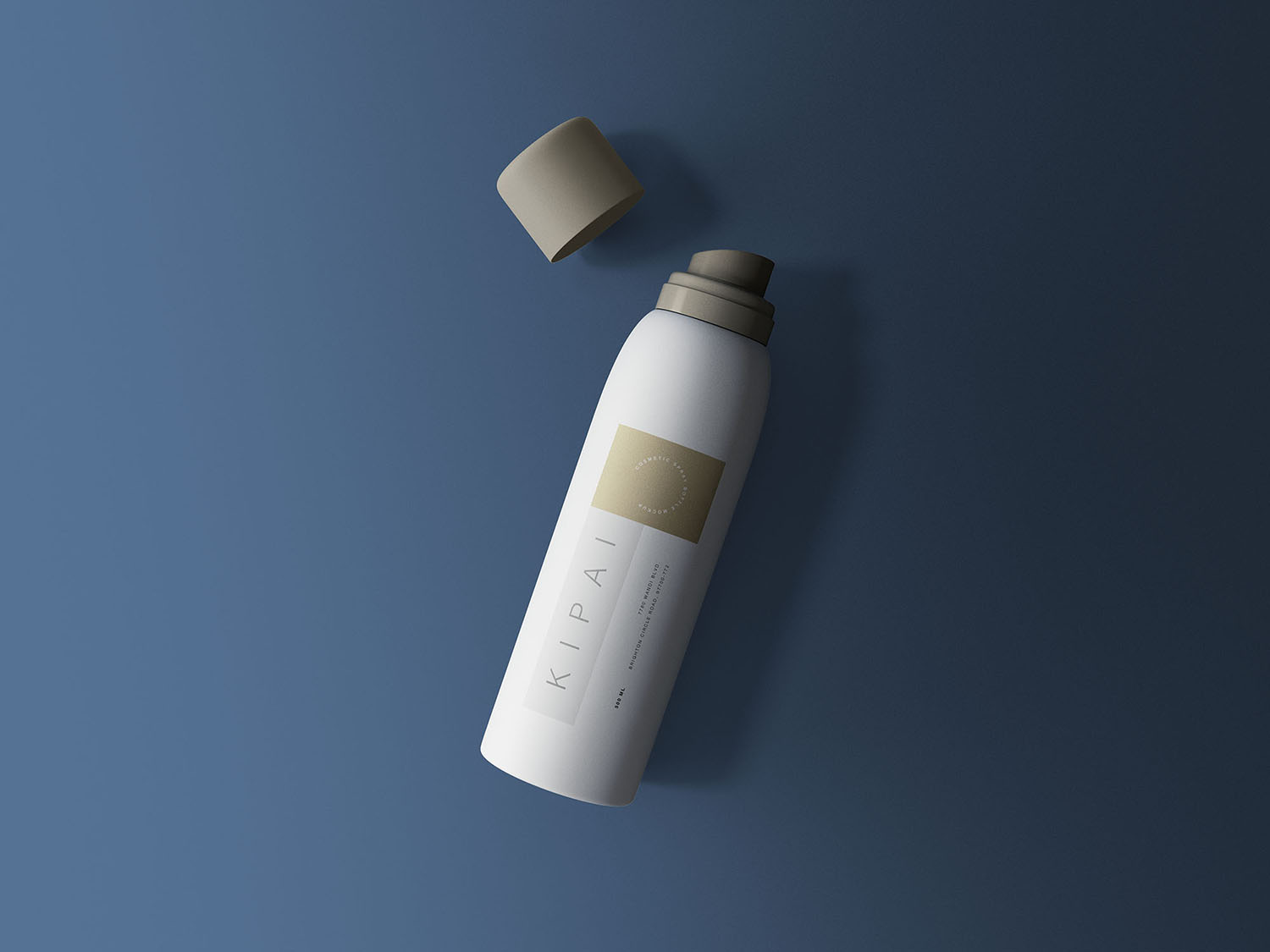 Cosmetic Spray Bottle Mockup