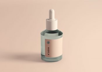 Fat Dropper Bottle Mockup