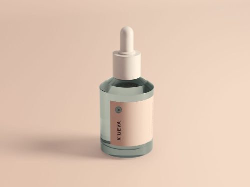 Fat Dropper Bottle Mockup