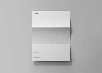 Folded Letter Mockup