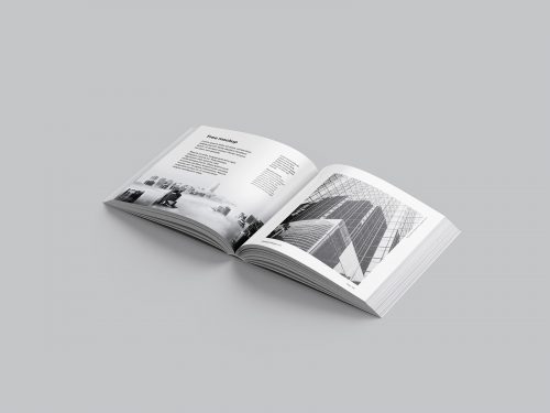 Free Book Mockup in Square Format