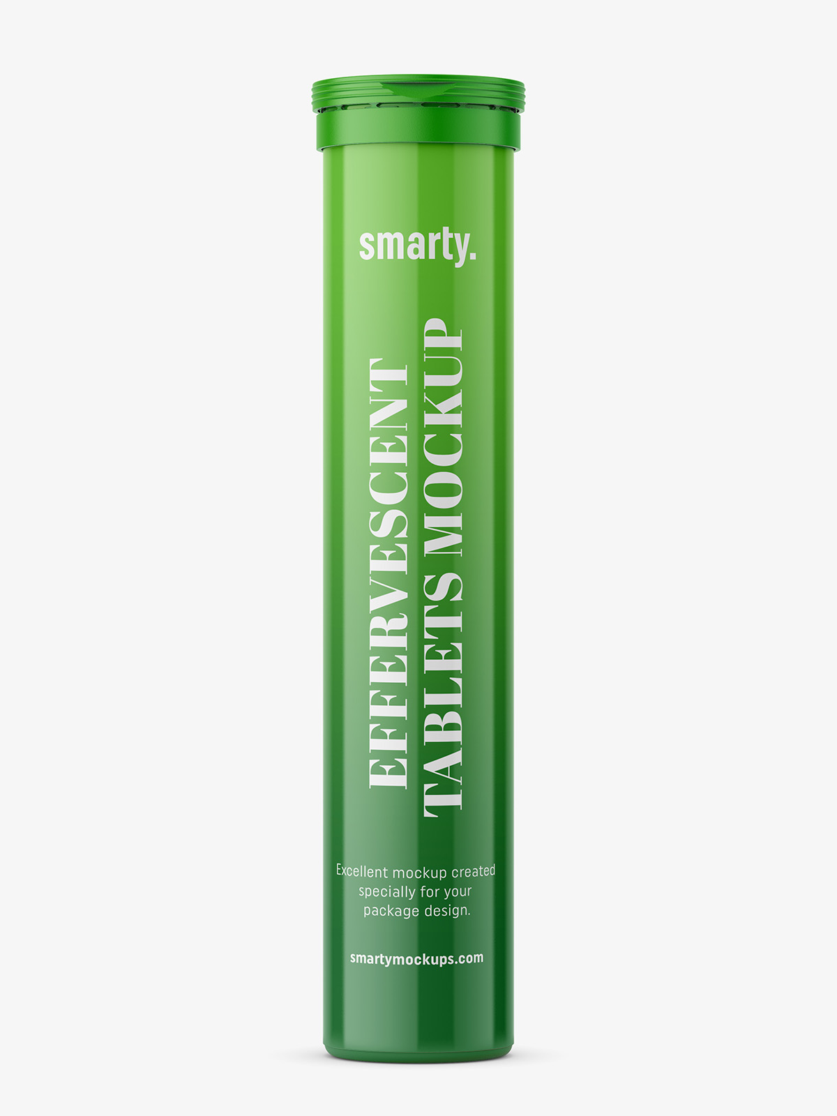 Free Effervescent Tablet Tube Mockup