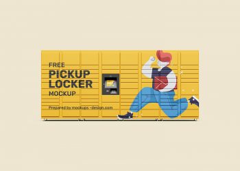 Free Pickup Locker Mockup