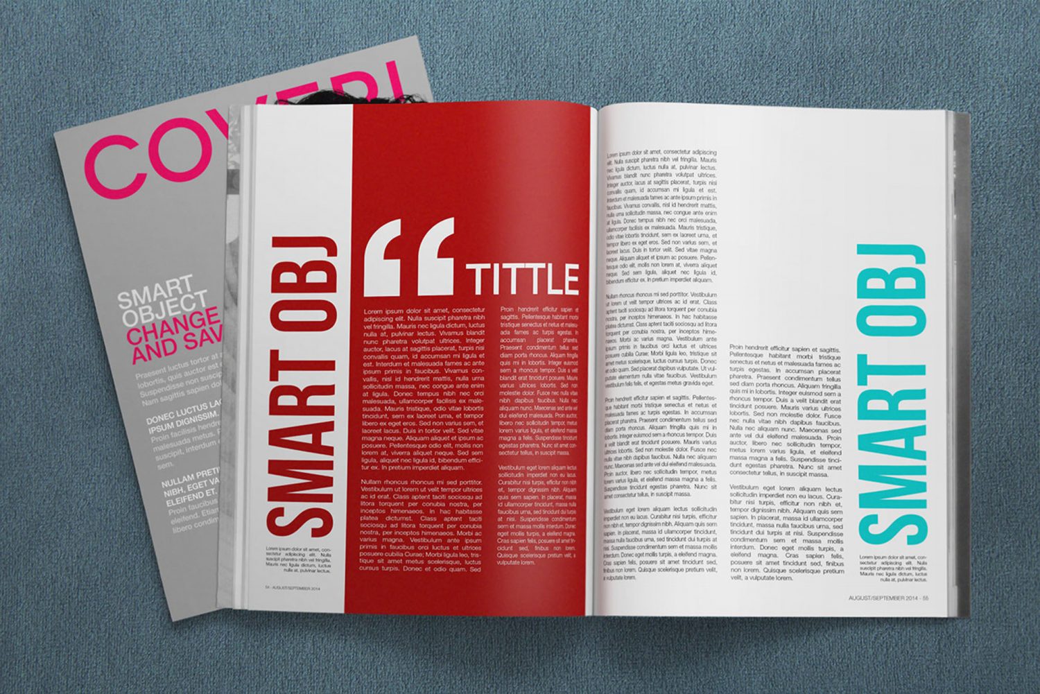 Free Psd Magazine Mockup