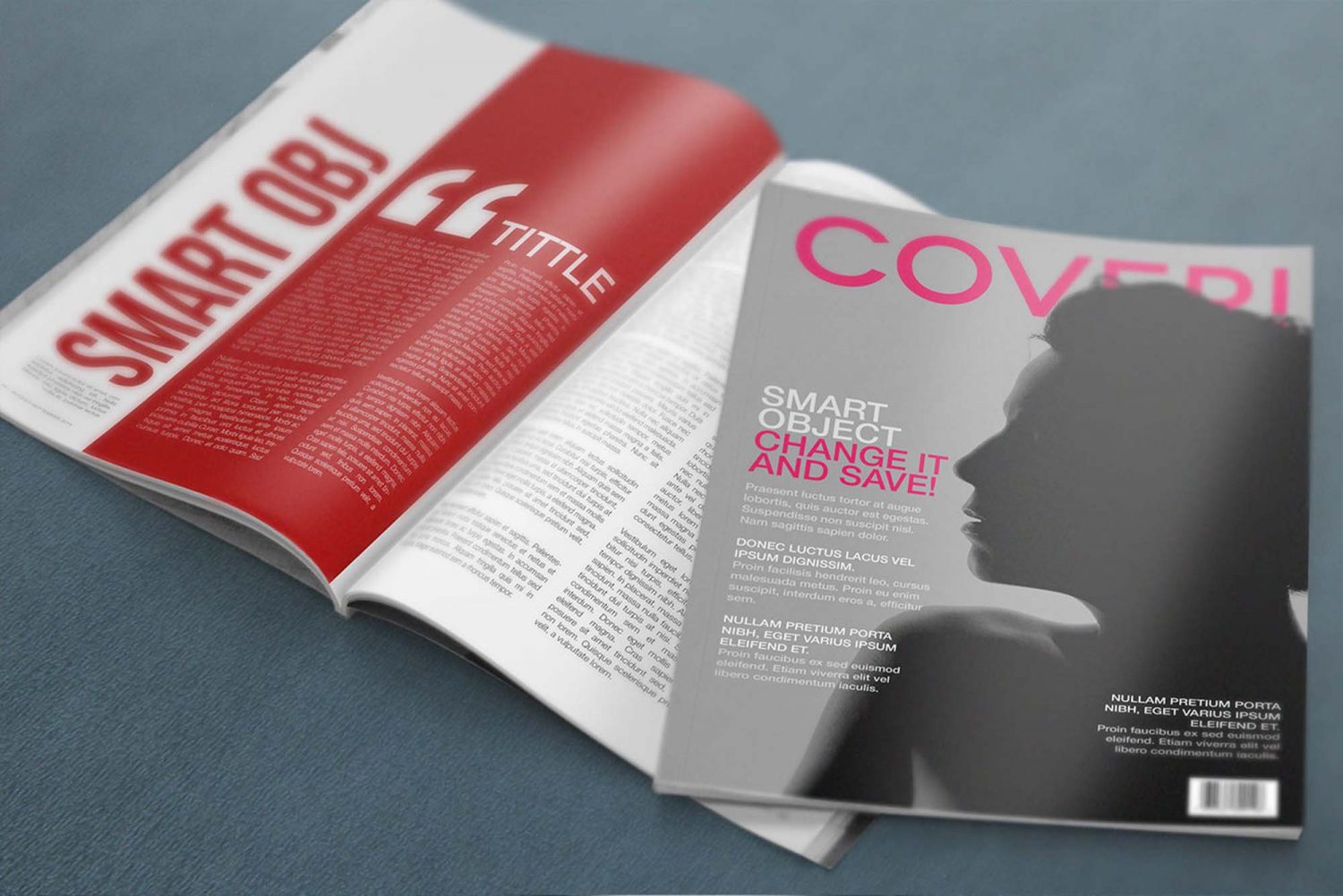 Free Psd Magazine Mockup