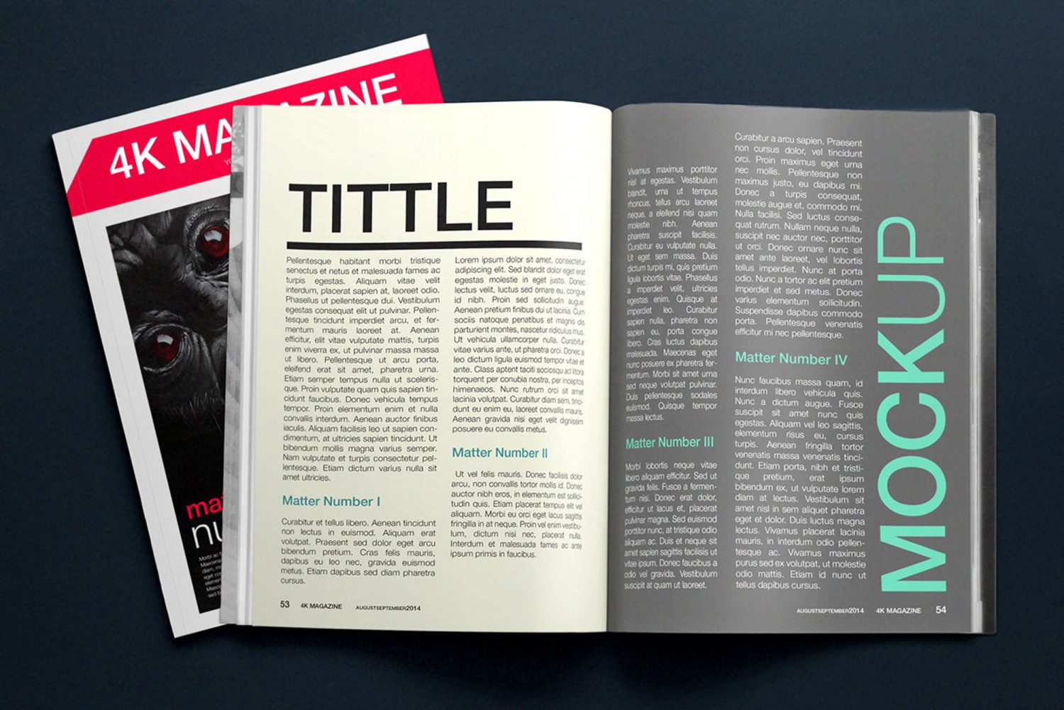 Free Psd Magazine Mockup