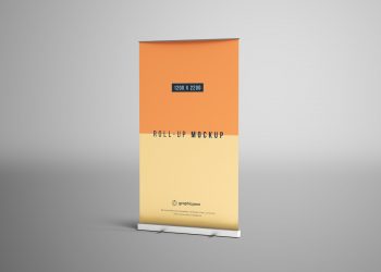 Free Roll Up Banner Mockup