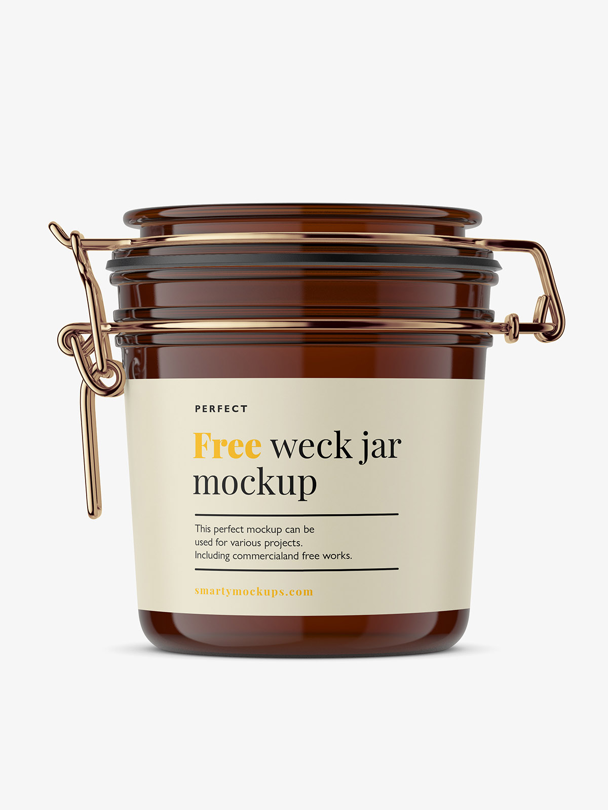 Free Weck Jar Mockup