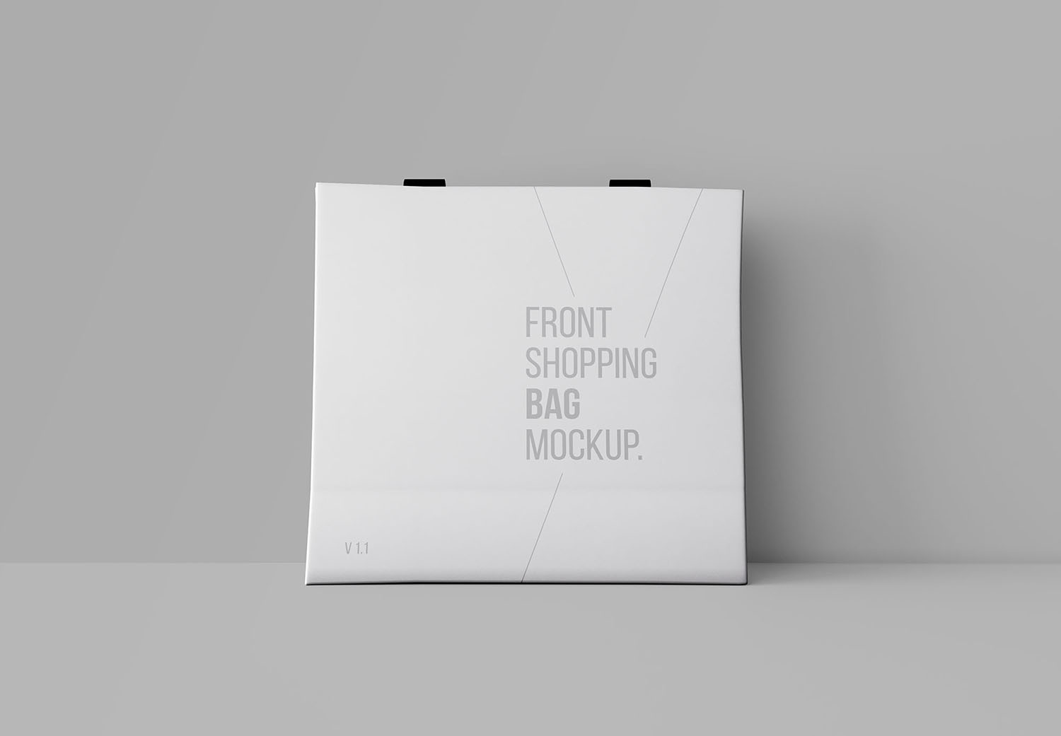 Front Shopping Bag Mockup