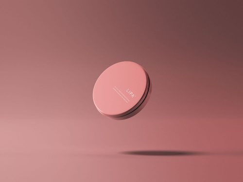 Lip Balm Tin Mockup