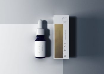 Minimal Dropper Packaging Mockup