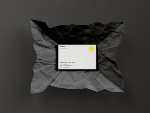 PSD Business Card Mockup