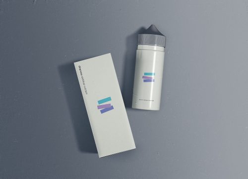 Plastic Dropper Bottle Mockup