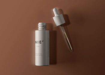 Plastic Dropper Bottle Mockup