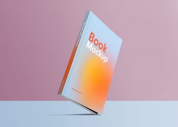 Standing Book Mockup Template