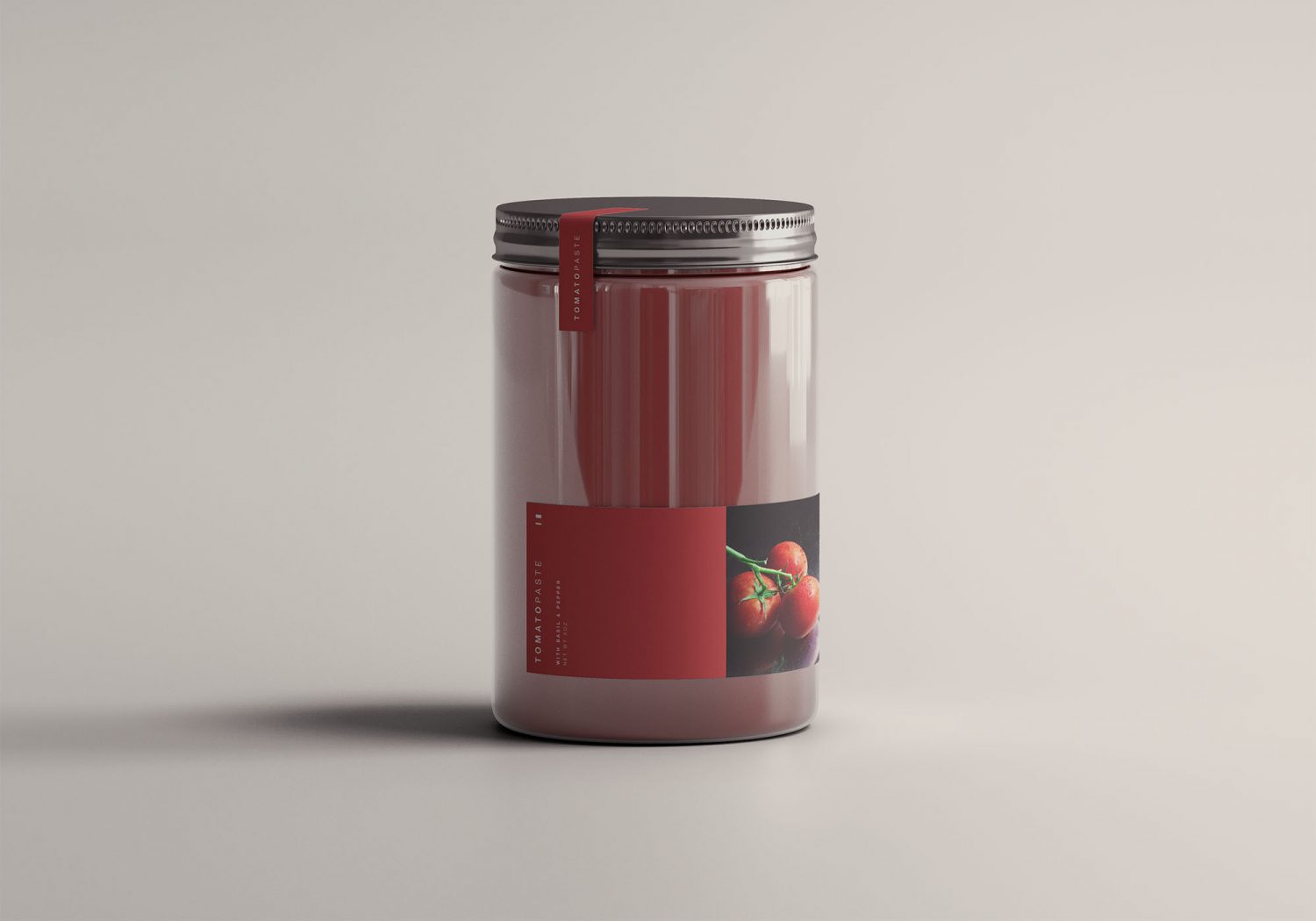 Tomato Jar Mockup