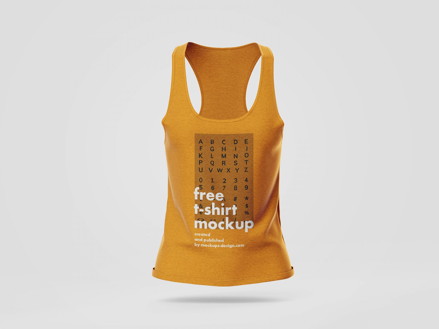 Womens Sleeveless T-shirt Free Mockup — Free Mockup World