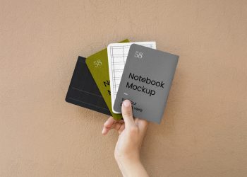 A5 Notebook Cover Mockup