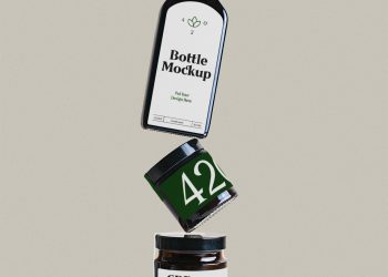 Bottle & Jar Mockup