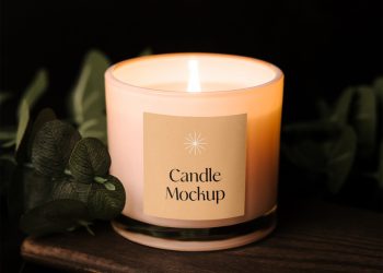 Branded Candle Mockup