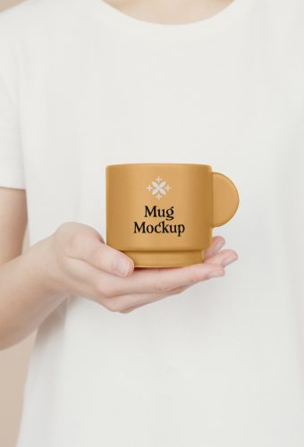 Ceramic Mug PSD Mockup